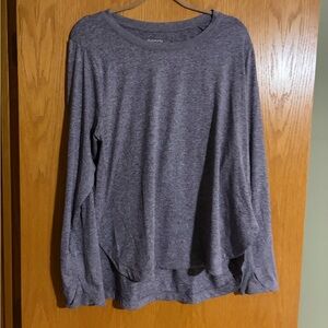 Athleta Purple Gray Heather Women's Top
